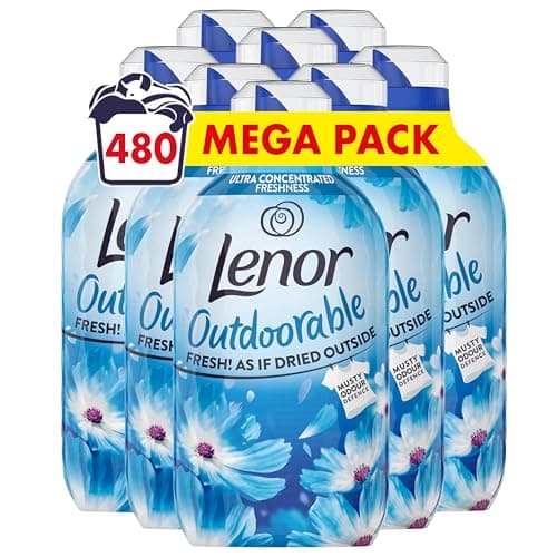 Image of Lenor Outdoorable Fabric Conditioner 480 Washes (8x60), Spring Awakening - Ultra Concentrated Freshness