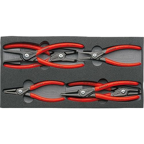 Image of KNIPEX Precision Circlip Pliers Set in a Foam Tray 6 Parts, 00 20 01 V02