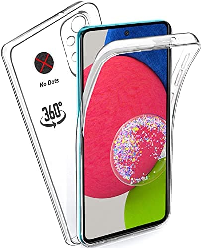 Image of KP TECHNOLOGY Front and Back Case for Samsung Galaxy A52 5G / A52s 5G - (360°) Full Complete Protection Samsung Galaxy A52 5G / A52s 5G Case (Clear)