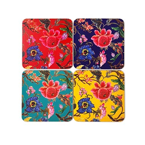 Image of William Morris Set of 4 Anthina Boxed Melamine Coasters