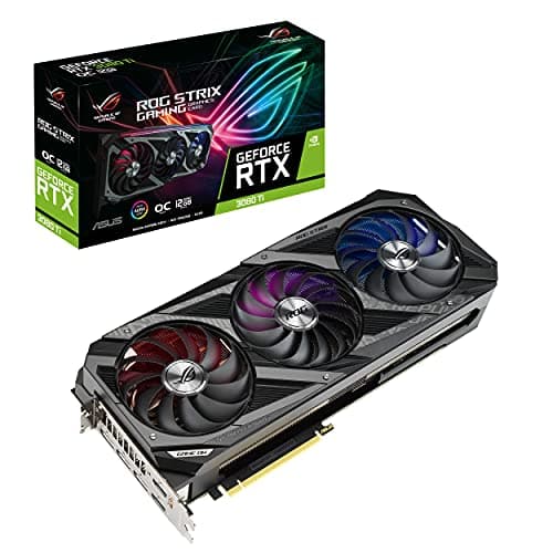 Image of ASUS ROG Strix NVIDIA GeForce RTX 3080 Ti OC Edition Gaming Graphics Card (PCIe 4.0, 12GB GDDR6X, HDMI 2.1, DisplayPort 1.4a, Axial-tech Fan Design, 2.9-Slot, Super Alloy Power II, GPU Tweak II)