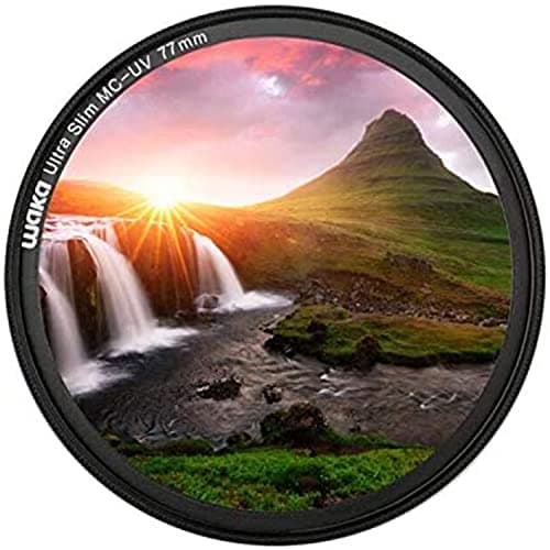Image of MC 77mm UV Filter - Ultra Slim 16 Layers Multi Coated Ultraviolet Protection Lens Filter for Canon Nikon Sony DSLR Lens