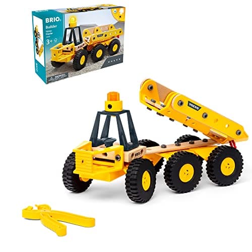 Image of BRIO Builder Volvo Hauler Construction Vehicle for Kids Age 3 Years Up - Building, Learning, Educational & STEM Toys