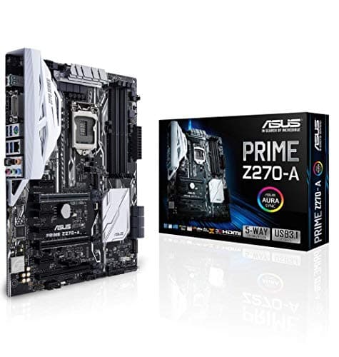 Image of ASUS PRIME Z270-A LGA 1151 Intel Z270 HDMI SATA 6 GB/s USB 3.1 ATX Motherboard with Auto-Tuning and FanXpert 4 - Black