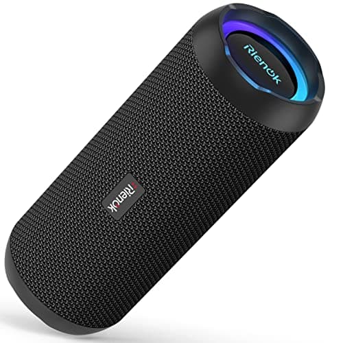 Image of RIENOK Bluetooth Speaker 30W Wireless Speaker Portable Dual Pairing HD Stereo Sound IP67 Waterproof Bluetooth 5.0 Outdoor Sport Speaker