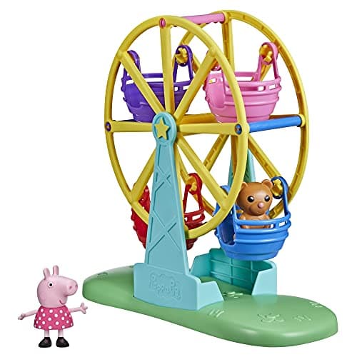 Image of Peppa Pig Peppa’s Adventures Peppa’s Ferris Wheel Playset Pre-school Toy for Children Aged 3 and Up, Multicolor,F2512