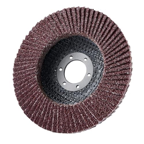 Image of Dunnet Tools Heavy Duty Flap Disc for Angle Grinder - 60 Grit Aluminium Oxide Grinding and Sanding Disc for Metal, Wood, Plastic, and Woodworking - Angle Grinder Discs Attachment - (Single 115mm)