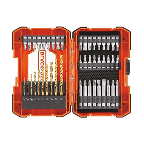Image of BLACK+DECKER Screwdriver Bit Set/Drill Bit Set, 46-Piece (BDA46SDDD)