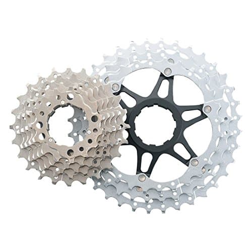 Image of SHIMANO SLX CS-HG81 Cassette 10-speed silver/grey Design 11-34T 2021 7 speed freewheel