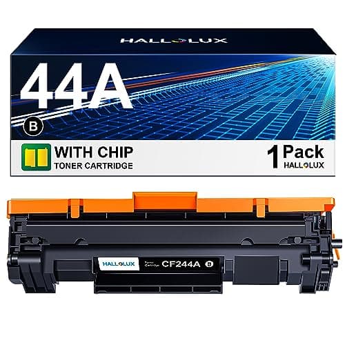 Image of HALLOLUX CF244A 44A Black Toner Cartridge Compatible with HP 44A CF244A Replacement for LaserJet Pro M15w M15a MFP M28w M28a Printer (1 Back) 1000 Page Yield