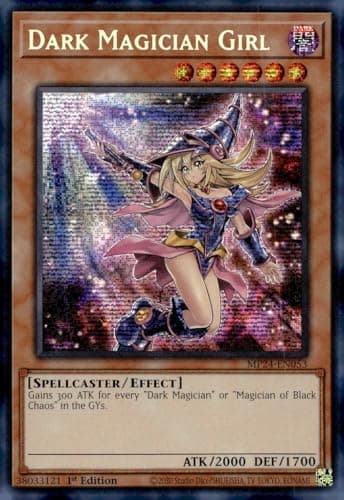 Image of YU-GI-OH! Dark Magician Girl (Alternate Art) - MP24-EN053 - Prismatic Secret Rare - 1st Edition - 1 count - Collectible Card - Trading Card