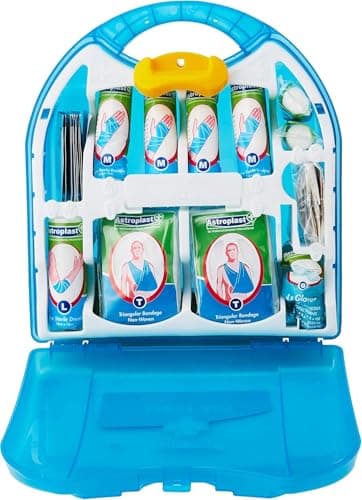 Image of Astroplast Hospital Grade 1-10 Person HSE Compliant First Aid Kit - Premium Integrated Carry Handle & Wall Mountable - Ideal for Home, Wokplace, Sports - Mezzo First Aid Box