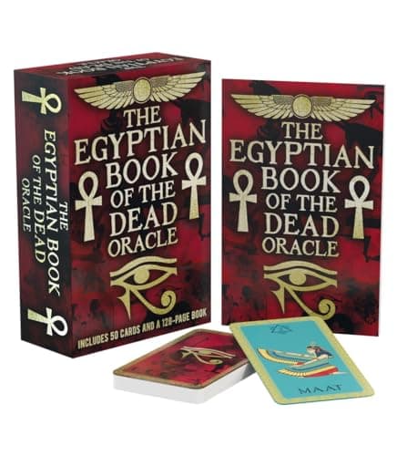 Image of The Egyptian Book of the Dead Oracle: Includes 50 Cards and a 128-page Book (Arcturus Oracle Kits)