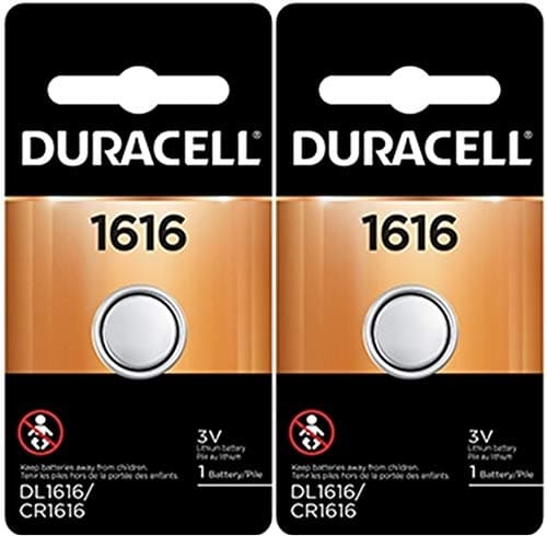 Image of Duracell 1616 DL1616 CR1616 DL1616B2PK Coin Cell Watch Battery 3.0 Volt Lithium, 2 Count (Pack of 1)