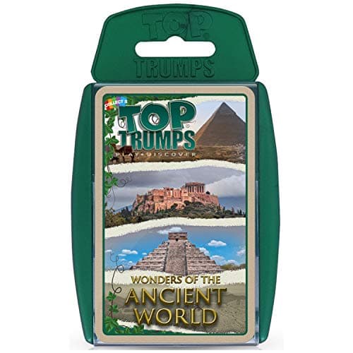 Image of Winning Moves Top Trumps Wonders of the Ancient World Card Game (Ages 7+)