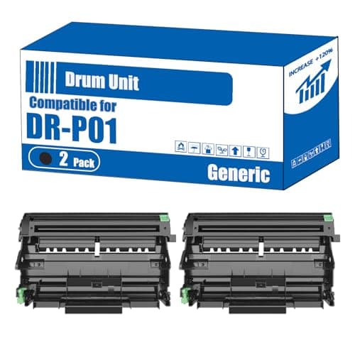 Image of TOEPPEX Compatible for Konica Minolta DR-P01 Drum Unit Bizhub 20 20P Printers, High Yield 20000 Pages, Accurate Imaging Rich Colors (2-Pack Black)