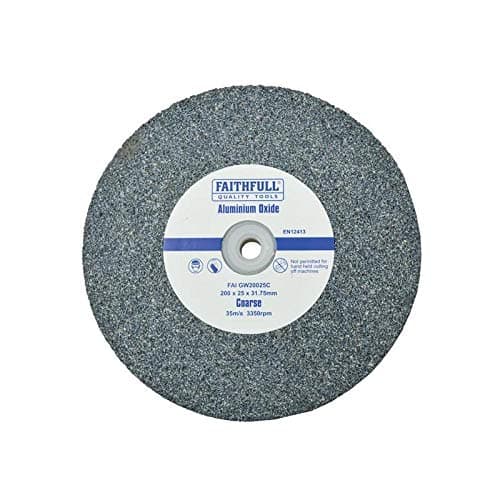 Image of Faithfull GW20025C General Purpose Grinding Wheel 200 x 25mm - Coarse Alox