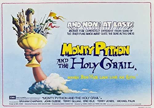 Image of OMG Printing Monty Python And The Holy Grail Poster/Print/Picture Satin Photo Paper - A2-594mm x 420mm