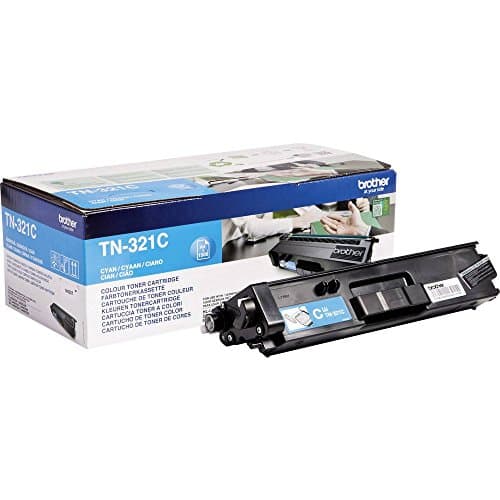 Image of Brother TN-321C Toner Cartridge, Cyan, Single Pack, Standard Yield, Includes 1 x Toner Cartridge, Brother Genuine Supplies