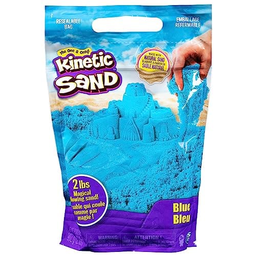 Image of Kinetic Sand, 2lb Blue for Mixing, Molding and Creating, for Ages 3 and Up