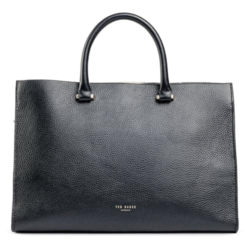 Image of Ted Baker Women's ROSANE-Bar Detail Medium Tote Bag, Black, O/S
