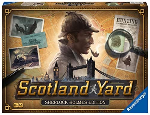 Image of Ravensburger Scotland Yard Sherlock Homes Edition Family Strategy Board Game for 2 to 6 Players - Kids and Adults Age 8 Years +