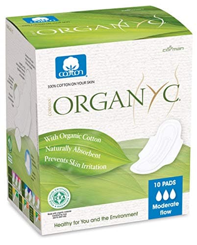 Image of Organyc Pads - Moderate Flow 1 X 10