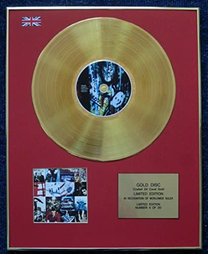 Image of U2 - Limited Edition CD 24 Carat Gold Coated LP Disc - Achtung Baby