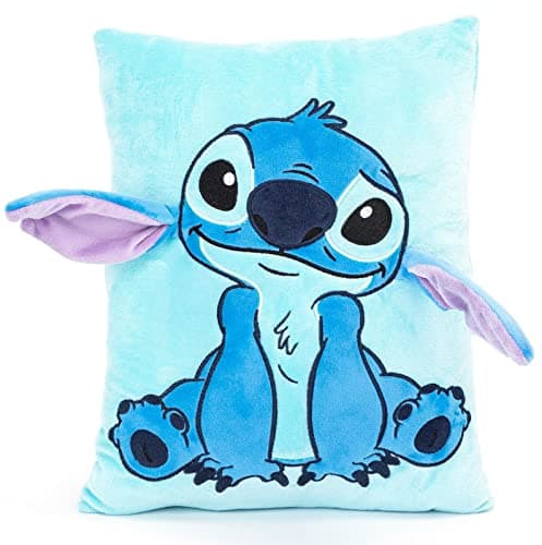 Image of Disney Lilo & Stitch Plush Snuggle Pillow - Super Soft 3D Bed Cushion