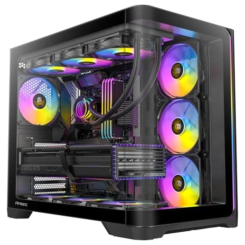 Image of Antec C5 Curve ARGB ATX Mid Tower Gaming Case - Black - 3 ARGB Fans