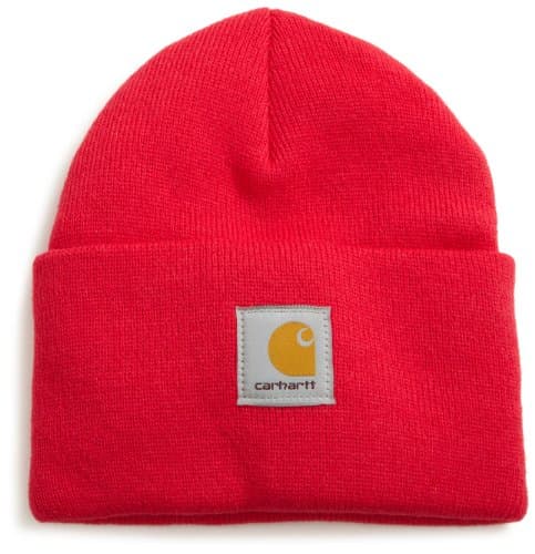Image of Carhartt mensA18Acrylic Watch Hat A18 Hat - Pink - One Size