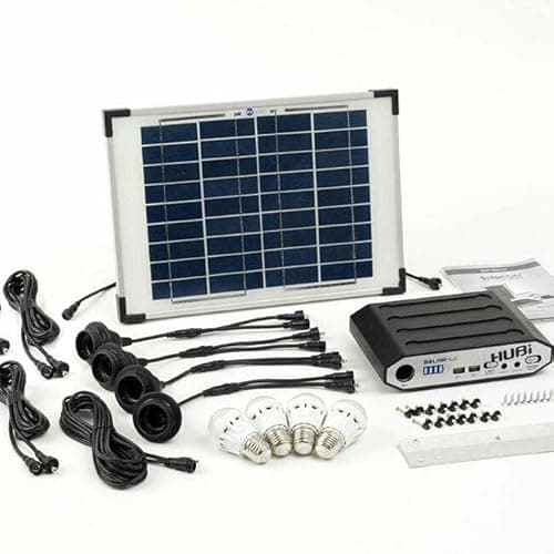 Image of Solar Technology SMH002B Hubi Work 64 10K Solar Battery Power Sstem Led Bulb