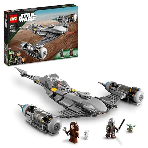Image of LEGO Star Wars The Mandalorian's N-1 Starfighter Building Toy, The Book of Boba Fett, Gift idea for Kids, Boys & Girls Age 9 Plus with Baby Yoda and Droid Figures 75325