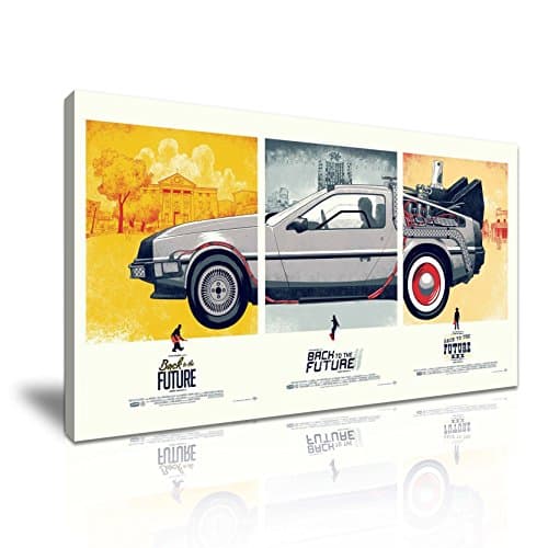 Image of Back to the Future Canvas Wall Art Picture Print 60x30cm