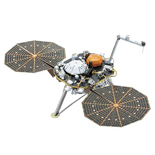 Image of Metal Earth Insight Mars Lander 3D Laser Cut Miniature Model Kit MMS193 Age 14