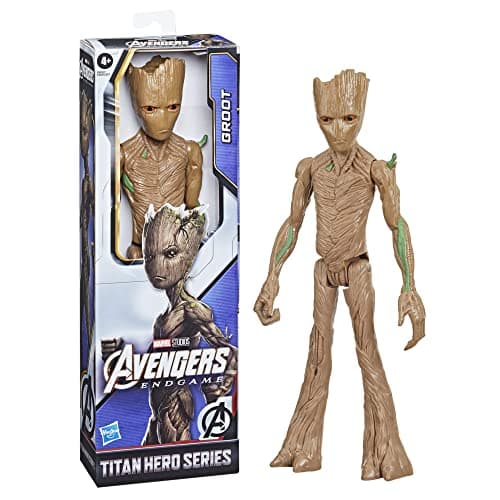 Image of Marvel Avengers Titan Hero Series Groot Toy, 30-cm-scale Avengers: Endgame Figure, Marvel Toys for Children Aged 4 and Up