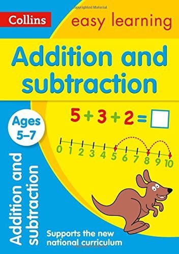 Image of Addition and Subtraction Ages 5-7: New Edition (Collins Easy Learning KS1) by Collins Easy Learning (June 26, 2015) Paperback