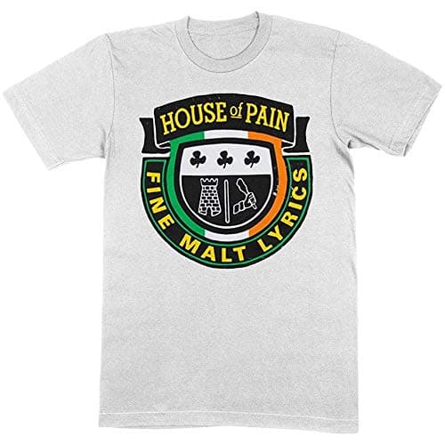 Image of House of Pain Fine Malt Official Tee T-Shirt Mens Unisex (XX-Large) White