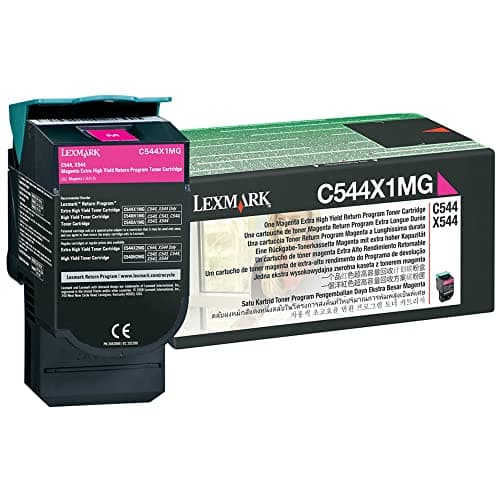 Image of Lexmark C544/X544 Series Extra High Yield Return Program Toner Cartridge - Magenta LE0C544X1MG