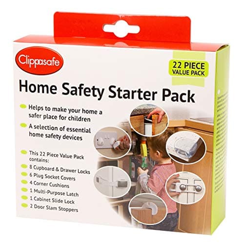 Image of Clippasafe Home Safety Starter Pack, 22-Piece