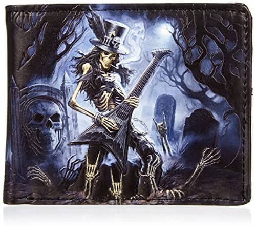 Image of Nemesis Now B3131H7 Play Dead James Ryman Wallet 10cm Black, PU