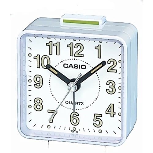 Image of Casio Collection Wake Up Timer Alarm Clock TQ-140-7EF, White