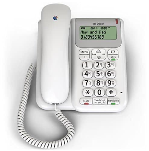 Image of BT Decor 2200 Corded Telephone - White (Renewed)