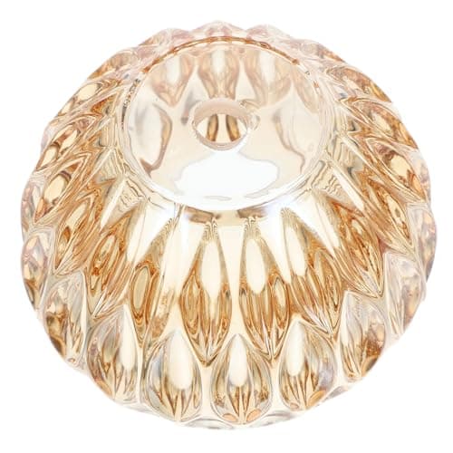 Image of MOTHNUR Glass Lamp Shade for Wall Sconce Table Lamp Cover Vintage Style Compact Glass Lampshade for Candle Table Light and Easy to Assemble Suitable for Cozy Indoor Decor