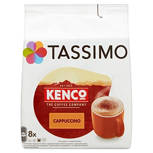 Image of Tassimo Kenco Cappuccino Coffee, Pack of 8