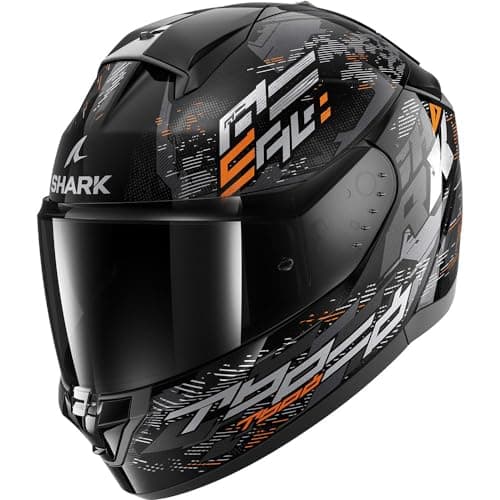 Image of Shark Ridill 2 Full Face Helmet - MOLOKAI KSO - Black / Orange XL