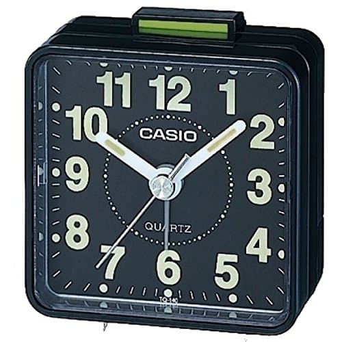 Image of Casio Collection Wake Up Timer Black Alarm Clock TQ-140-1EF
