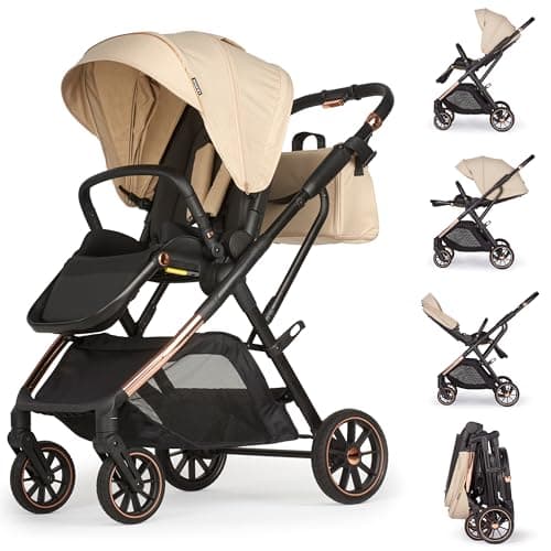 Image of Lejoux+ Baby Pushchair (Beige)