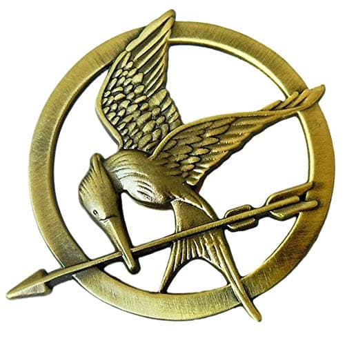 Image of 1PC The Hunger Games Katniss Everdeen Cosplay Prop Rep Mockingjay Pin Brooch Badge