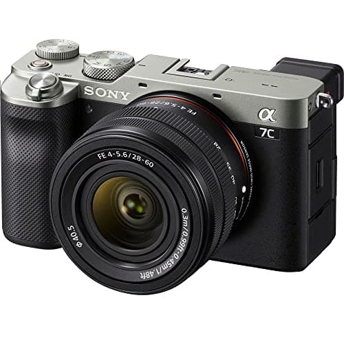 Image of Sony Alpha 7 C | Full-frame Mirrorless Camera with FE 28-60mm F4-5.6 Interchangeable Zoom Lens (Compact and Lightweight, Real-time Autofocus, 24.2 Megapixels, 5-Axis Stabilisation) - Silver